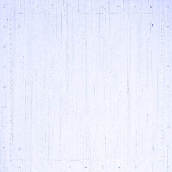 Square Solid Blue Modern Rug, con2445blu