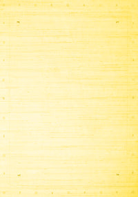 Solid Yellow Modern Rug, con2445yw