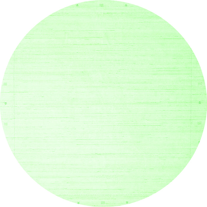 Machine Washable Solid Green Modern Area Rugs, wshcon2445grn