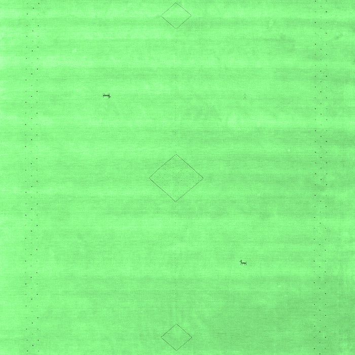 Machine Washable Solid Emerald Green Modern Area Rugs, wshcon2446emgrn