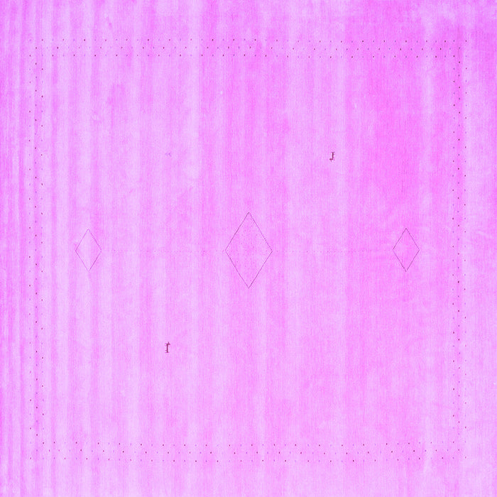 Square Solid Purple Modern Rug, con2446pur