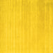 Square Machine Washable Solid Yellow Modern Rug, wshcon2446yw