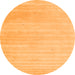 Machine Washable Solid Orange Modern Area Rugs, wshcon2446org