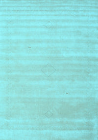 Solid Light Blue Modern Rug, con2446lblu