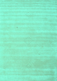 Solid Turquoise Modern Rug, con2446turq