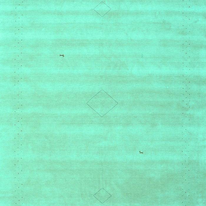 Solid Turquoise Modern Rug, con2446turq