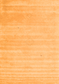 Solid Orange Modern Rug, con2446org