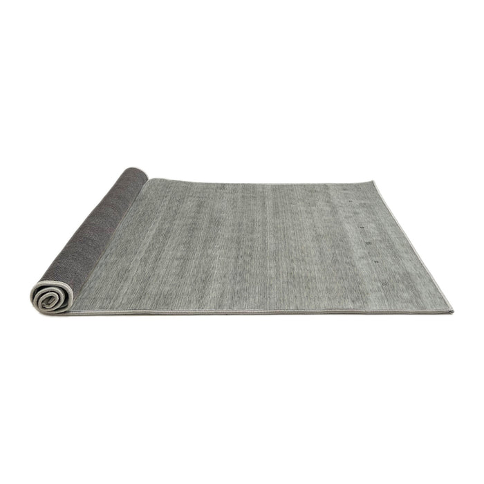 Thickness of Contemporary Dark Gray Modern Rug, con2447