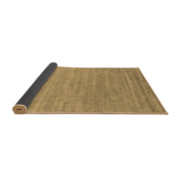 Sideview of Abstract Brown Contemporary Rug, con2447brn