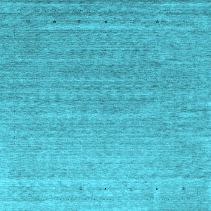 Square Machine Washable Abstract Light Blue Contemporary Rug, wshcon2447lblu