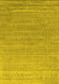 Abstract Yellow Contemporary Rug, con2447yw