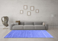 Machine Washable Abstract Blue Contemporary Rug, wshcon2447blu