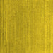 Square Abstract Yellow Contemporary Rug, con2447yw