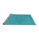 Sideview of Machine Washable Abstract Light Blue Contemporary Rug, wshcon2447lblu