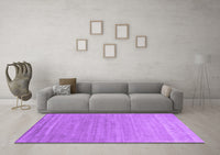 Machine Washable Abstract Purple Contemporary Rug, wshcon2447pur