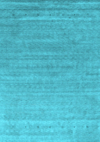 Abstract Light Blue Contemporary Rug, con2447lblu