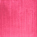 Square Machine Washable Abstract Pink Contemporary Rug, wshcon2448pnk