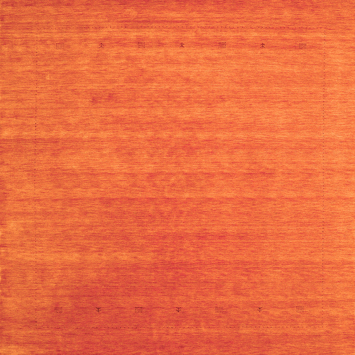 Serging Thickness of Abstract Orange Contemporary Rug, con2448org