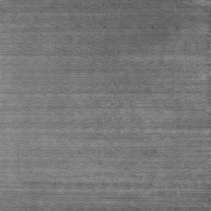 Round Machine Washable Abstract Gray Contemporary Rug, wshcon2448gry