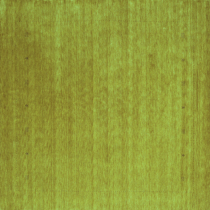 Square Abstract Turquoise Contemporary Rug, con2448turq