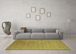 Machine Washable Abstract Light Blue Contemporary Rug in a Living Room, wshcon2448lblu