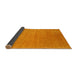 Thickness of Contemporary Dark Orange Modern Rug, con2449