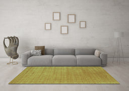 Machine Washable Abstract Light Blue Contemporary Rug in a Living Room, wshcon2449lblu