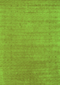 Abstract Green Contemporary Rug, con2449grn