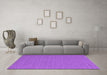 Machine Washable Abstract Purple Contemporary Area Rugs in a Living Room, wshcon244pur