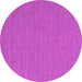 Round Machine Washable Abstract Pink Contemporary Rug, wshcon244pnk