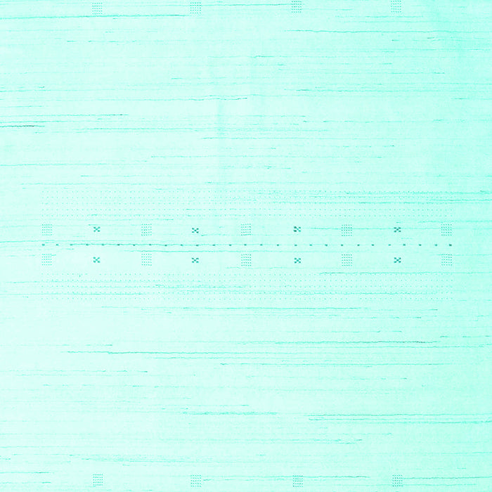 Machine Washable Solid Turquoise Modern Area Rugs, wshcon2450turq