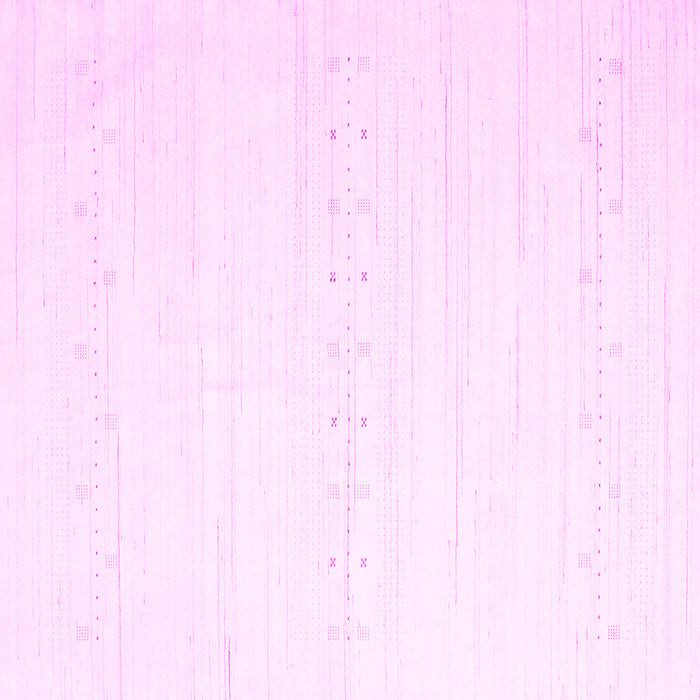 Square Solid Pink Modern Rug, con2450pnk