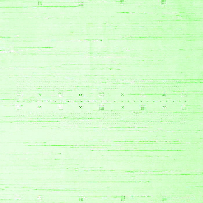 Solid Green Modern Rug, con2450grn