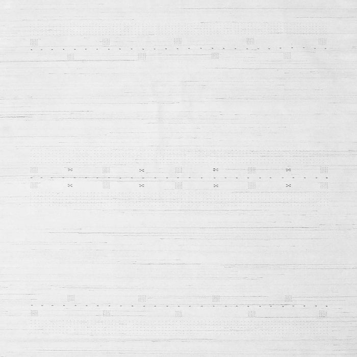 Round Machine Washable Solid Gray Modern Rug, wshcon2450gry