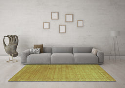 Machine Washable Abstract Light Blue Contemporary Rug in a Living Room, wshcon2451lblu