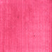 Square Machine Washable Abstract Pink Contemporary Rug, wshcon2451pnk