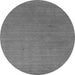 Square Abstract Gray Contemporary Rug, con2451gry