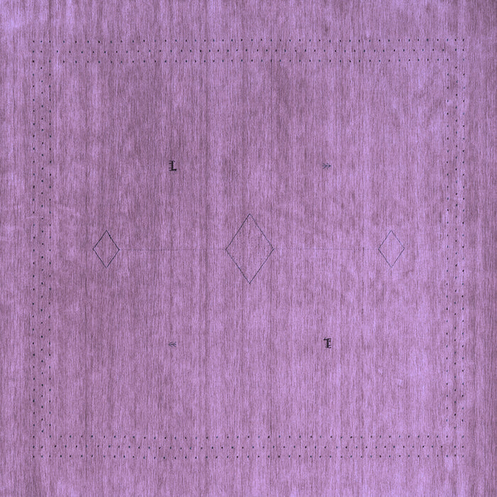 Square Abstract Blue Contemporary Rug, con2451blu