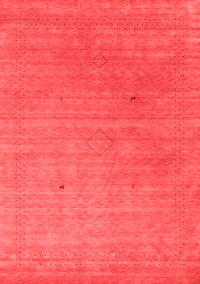 Abstract Red Contemporary Rug, con2451red