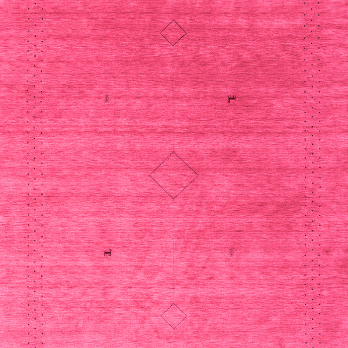 Machine Washable Abstract Pink Contemporary Rug, wshcon2451pnk