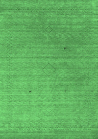 Abstract Emerald Green Contemporary Rug, con2451emgrn