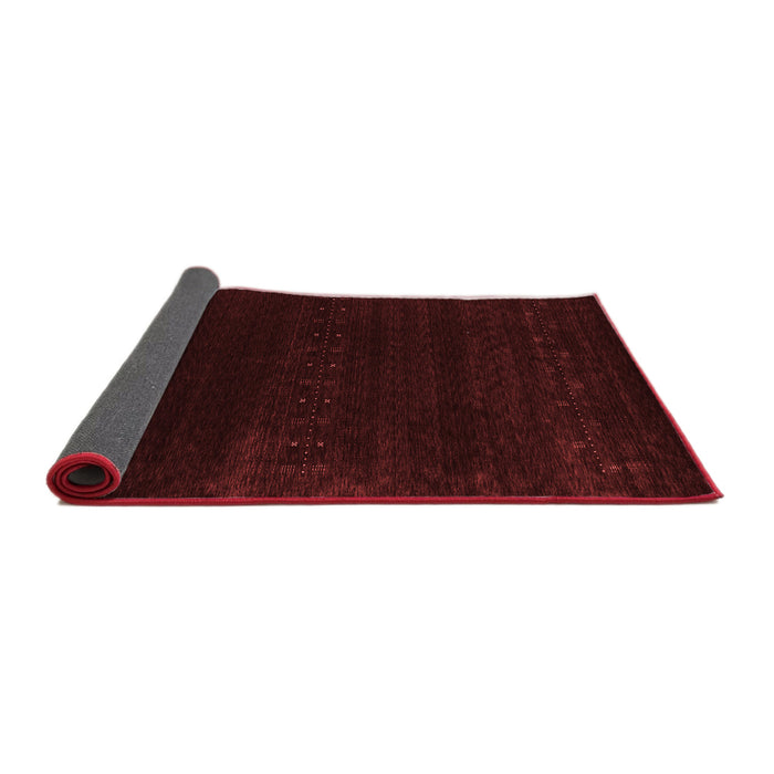 Abstract Red Contemporary Area Rugs
