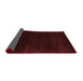 Abstract Red Contemporary Area Rugs