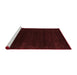 Contemporary Red Washable Rugs