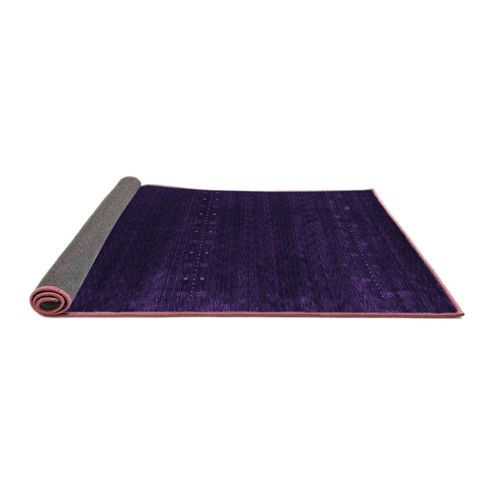 Sideview of Abstract Purple Contemporary Rug, con2452pur