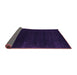 Sideview of Abstract Purple Contemporary Rug, con2452pur