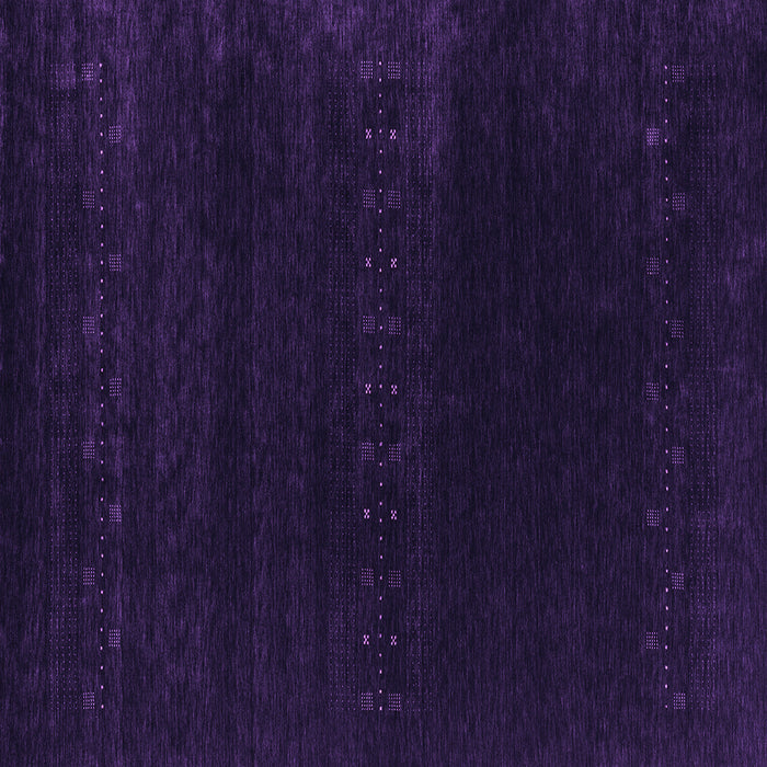 Square Machine Washable Abstract Purple Contemporary Area Rugs, wshcon2452pur