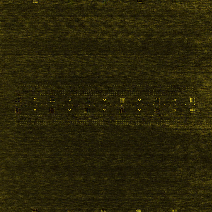 Abstract Yellow Contemporary Rug, con2452yw