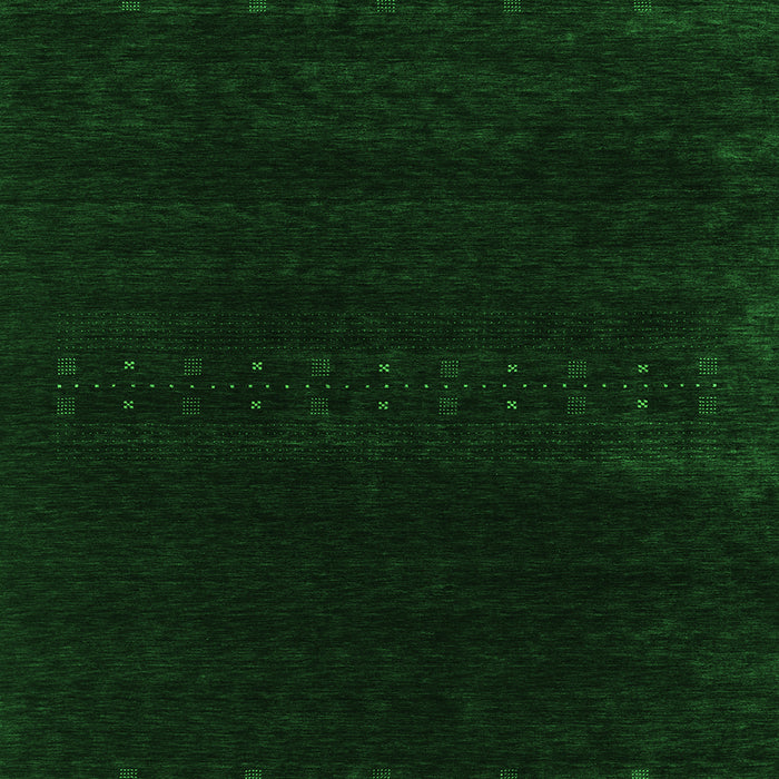 Abstract Green Contemporary Rug, con2452grn