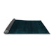 Sideview of Abstract Light Blue Contemporary Rug, con2452lblu